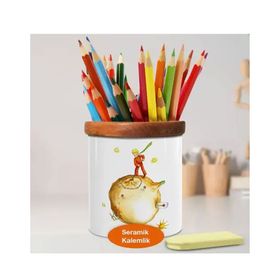 Asilmeydan 448652183 Marsta Küçük Prens Ahşap Seramik Kalemlik