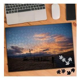 Asilmeydan 455396729 240 Parça Çiftlik Gün Batımı Manzara Puzzle Yapboz Tablo