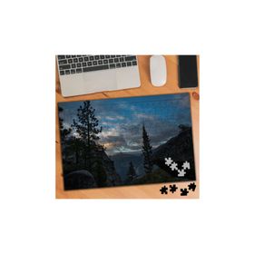 Asilmeydan 455397253 240 Parça Dağ Tepesinde Manzara Puzzle Yapboz Tablo