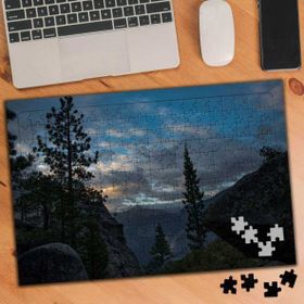 Asilmeydan 455397253 240 Parça Dağ Tepesinde Manzara Puzzle Yapboz Tablo