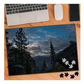 Asilmeydan 455397253 240 Parça Dağ Tepesinde Manzara Puzzle Yapboz Tablo
