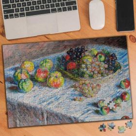 Asilmeydan 455416492 240 Parça Elma Ve Üzümler Claude Monet Puzzle Yapboz Tablo