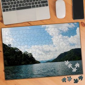 Asilmeydan 455418157 240 Parça Köy Deniz Manzarası Puzzle Yapboz Tablo