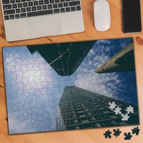 Asilmeydan 455425928 240 Parça Gökyüzü Manzaralı Binalar Puzzle Yapboz Tablo