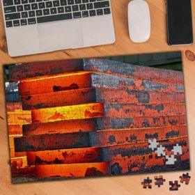 Asilmeydan 455434308 240 Parça Alevden Cam Kalıplar Puzzle Yapboz Tablo