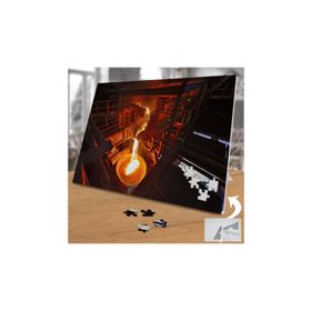 Asilmeydan 455434598 240 Parça Kazana Dökülen Lavlar Puzzle Yapboz Tablo