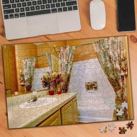 Asilmeydan 455452915 240 Parça Banyo Küvet Tasarım Puzzle Yapboz Tablo