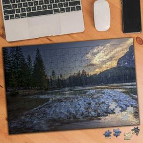 Asilmeydan 455614882 240 Parça Kıyıya Vuran Dalga Manzara Puzzle Yapboz Tablo