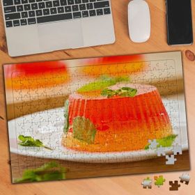 Asilmeydan 455626325 240 Parça Turuncu Naneli Jel Puzzle Yapboz Tablo