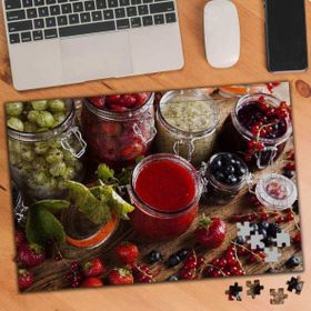 Asilmeydan 455633015 240 Parça Masada Renkli Reçeller Puzzle Yapboz Tablo