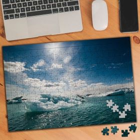 Asilmeydan 455634229 240 Parça Buzul Kütleli Okyanus Puzzle Yapboz Tablo