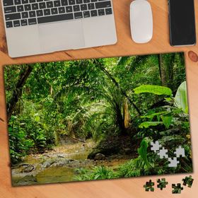 Asilmeydan 455662473 240 Parça Ormanda Akarsuyu Puzzle Yapboz Tablo