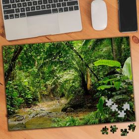 Asilmeydan 455662473 240 Parça Ormanda Akarsuyu Puzzle Yapboz Tablo