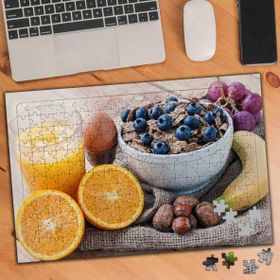 Asilmeydan 455664471 240 Parça Sağlık Besin Öğeleri Puzzle Yapboz Tablo