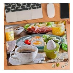 Asilmeydan 455666357 240 Parça Kahvaltı Sunum Masası Puzzle Yapboz Tablo