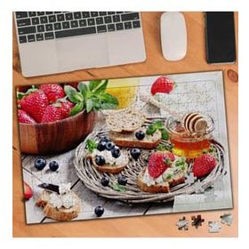 Asilmeydan 455668360 240 Parça Meyveli Kahvaltılıklar Puzzle Yapboz Tablo