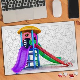 Asilmeydan 455668572 240 Parça Renkli Kaydırak Puzzle Yapboz Tablo
