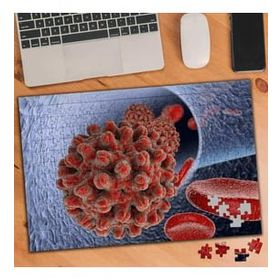 Asilmeydan 455670169 240 Parça Kanda Dolaşan Virüs Puzzle Yapboz Tablo