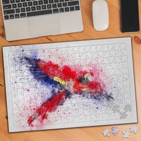 Asilmeydan 455721169 240 Parça Çizimsel Renkli Papağan Puzzle Yapboz Tablo