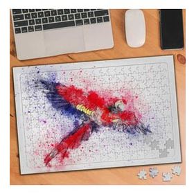 Asilmeydan 455721169 240 Parça Çizimsel Renkli Papağan Puzzle Yapboz Tablo