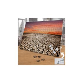 Asilmeydan 455726080 240 Parça Gün Batımında Kurak Çöl Puzzle Yapboz Tablo