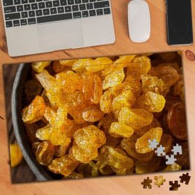 Asilmeydan 455732756 240 Parça Sarı Kuru Üzümler Puzzle Yapboz Tablo