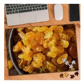 Asilmeydan 455732756 240 Parça Sarı Kuru Üzümler Puzzle Yapboz Tablo