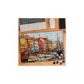Asilmeydan 455857823 240 Parça Venedik Yelkenli Gemiler Puzzle Yapboz Tablo