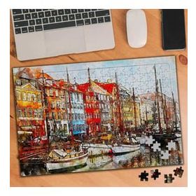 Asilmeydan 455857823 240 Parça Venedik Yelkenli Gemiler Puzzle Yapboz Tablo