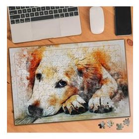 Asilmeydan 455876530 240 Parça Masum Bakışlı Köpek Puzzle Yapboz Tablo
