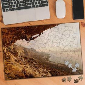 Asilmeydan 455905718 240 Parça Dağa Tırmanan Maceracı Puzzle Yapboz Tablo