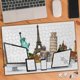 Asilmeydan 455913564 240 Parça Dünya Turu Konseptleri Puzzle Yapboz Tablo