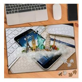 Asilmeydan 455914140 240 Parça Sanal Dünya Turları Puzzle Yapboz Tablo