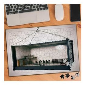 Asilmeydan 455914787 240 Parça Konteyner Daire Tasarım Puzzle Yapboz Tablo