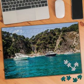 Asilmeydan 455918119 240 Parça Tekneli Tatil Beldesi Puzzle Yapboz Tablo