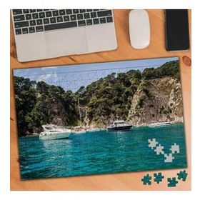 Asilmeydan 455918119 240 Parça Tekneli Tatil Beldesi Puzzle Yapboz Tablo