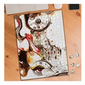 Asilmeydan 455937681 240 Parça Resimsel Zaman Desenleri Puzzle Yapboz Tablo