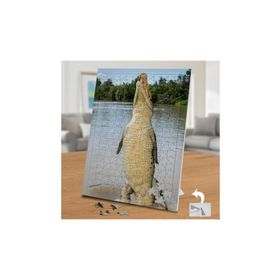 Asilmeydan 455937852 240 Parça Ayakta Duran Timsah Puzzle Yapboz Tablo