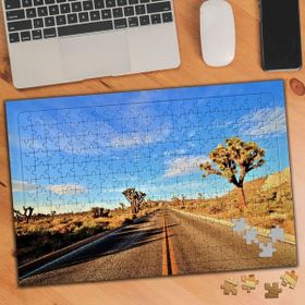 Asilmeydan 455943930 240 Parça Kurak Issız Yol Puzzle Yapboz Tablo