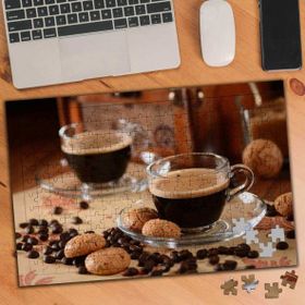 Asilmeydan 456144451 240 Parça Filtre Kahve Fincanlar Puzzle Yapboz Tablo