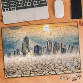 Asilmeydan 456156180 240 Parça Kuraklaşan Metropol Puzzle Yapboz Tablo