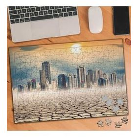 Asilmeydan 456156180 240 Parça Kuraklaşan Metropol Puzzle Yapboz Tablo