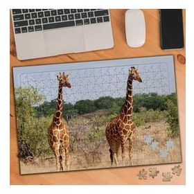 Asilmeydan 456186199 240 Parça Sevimli Hayvan Zürafalar Puzzle Yapboz Tablo