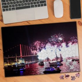 Asilmeydan 456188040 240 Parça Boğaz Köprüsünde Kutlama Puzzle Yapboz Tablo