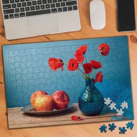 Asilmeydan 456197011 240 Parça Masada Gelincik Vazosu Puzzle Yapboz Tablo