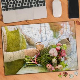 Asilmeydan 456219185 240 Parça Renkli Çiçek Türleri Puzzle Yapboz Tablo
