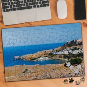 Asilmeydan 456242150 240 Parça Ada Sahili Manzarası Puzzle Yapboz Tablo
