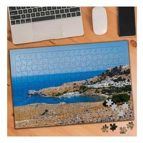 Asilmeydan 456242150 240 Parça Ada Sahili Manzarası Puzzle Yapboz Tablo
