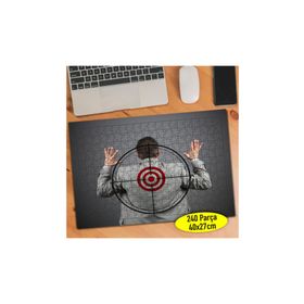 Asilmeydan 456443791 240 Parça Sırt Hedef Tahtası Puzzle Yapboz Tablo