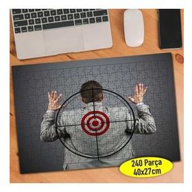 Asilmeydan 456443791 240 Parça Sırt Hedef Tahtası Puzzle Yapboz Tablo